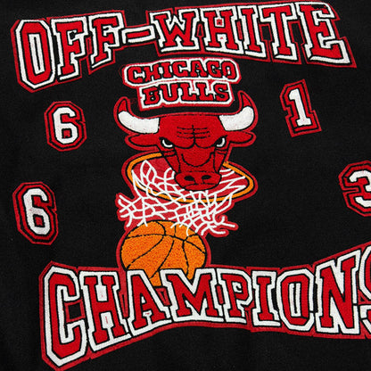 OFF WHITE x NBA team series baseball jacket