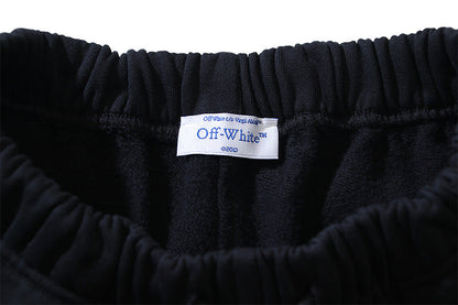 OFF-WHITE Hand Logo Print Sweatshort