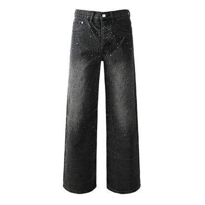 Purple Brand Crystal Diamond Jeans #105