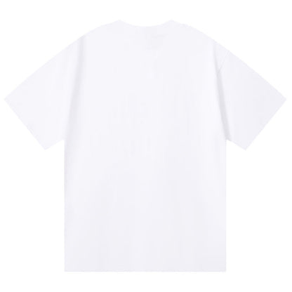 Purple Brand Coconut Tree Pattern Print T-Shirt