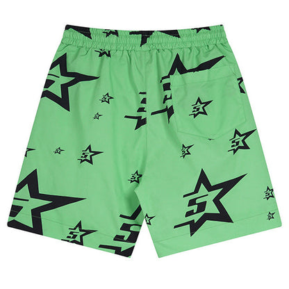 Sp5der Star Pattern Shorts