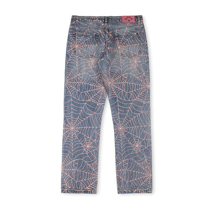 Sp5der AOP Vintage 501 Denim