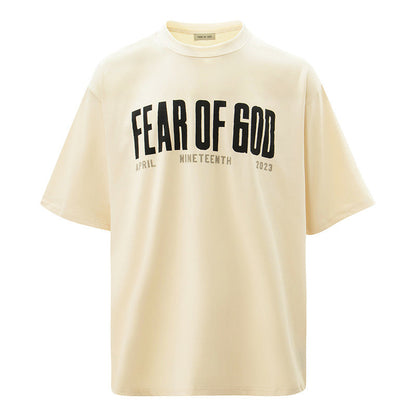 Fear Of God X RRR123 little boy print T-Shirts