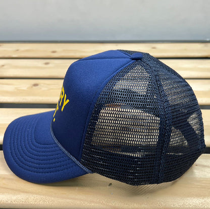 Gallery Dept Logo-Print Canvas and Mesh Trucker Cap