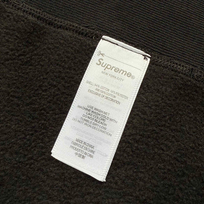 Supreme 25SS Washed Box Logo Crewneck Sweatshirts